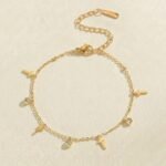 Cross Anklet - Sacred Radiance