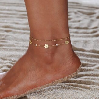 Daisy Anklet - Sunshine Radiance