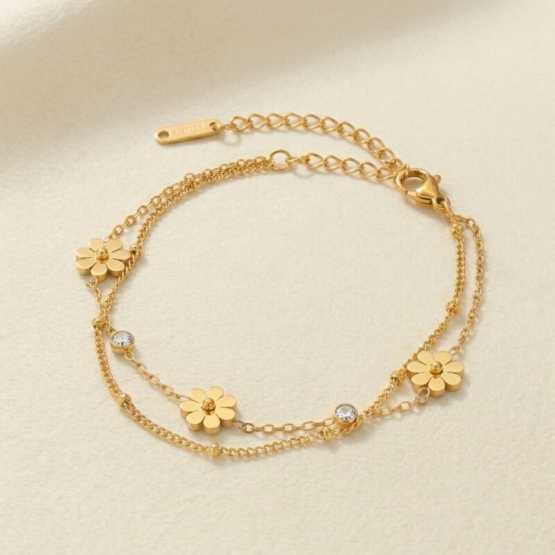 Daisy Anklet - Sunshine Radiance (1) Daisy Anklet - Sunshine Radiance