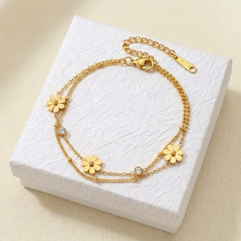 Daisy Anklet - Sunshine Radiance Daisy Anklet - Sunshine Radiance