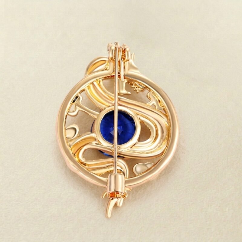 Dragon Brooch - Royal Azure Guardian Dragon Brooch - Royal Azure Guardian
