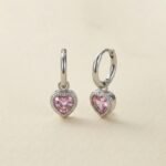Minimalist Diamond Heart Earrings ——Versatile Grace