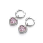 Minimalist Diamond Heart Earrings ——Versatile Grace